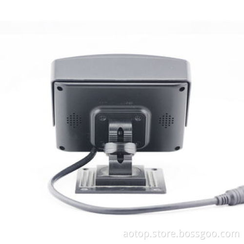3.5-inch Car Backup Monitor with Remote Control, Multiple-language/12-24V/OSD Menu/Built-in Speaker